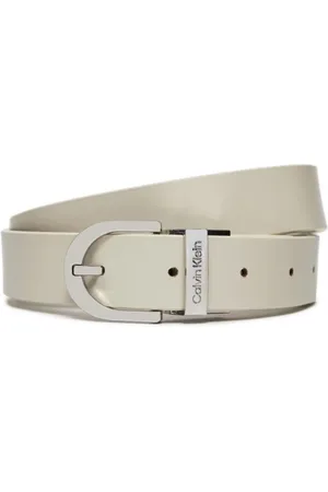 Calvin Klein Tilbehør, Dame, , 105 CM, Uld, Vendbar Bælte med Rundt Spænde