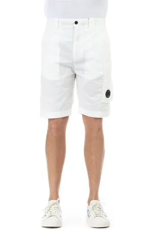 C.P. Company Shorts, Herre, Hvid, L, Bomuld, Cargo Bermuda Shorts