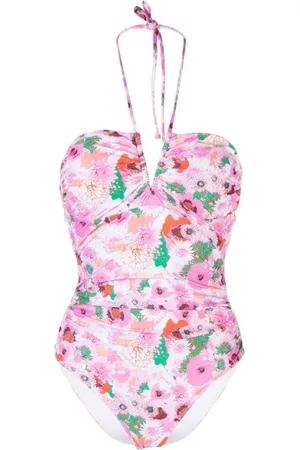 Ganni Badetøj, Dame, Lyserød, XS, Sea One-piece Swimsuit