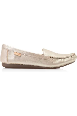 Clarks Sko, Dame, Grå, 36 EU, Læder, Læder Loafers Freckle Walk