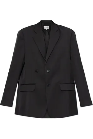 Maison Margiela Jakke, Dame, Sort, XS, Uld, Double-breasted Blazer