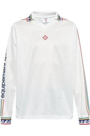 Casablanca Top, Herre, Hvid, M, Polyester, Monogram Football Shirt