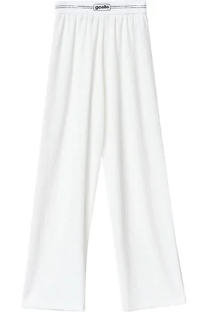 GAËLLE Bukser, Dame, Hvid, XS, Hvid Joggerbukser Elegant Stil