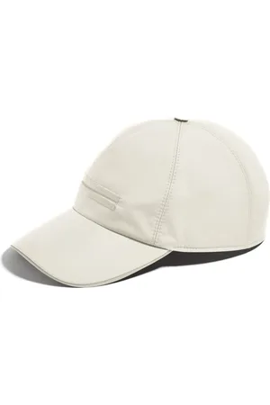 Ermenegildo Zegna Tilbehør, Herre, Hvid, M, Bomuld, Teknisk baseballkasket