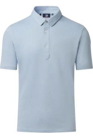 Fusalp Top, Herre, Blå, 3XL, Bomuld, Germain Korærmet Poloshirt