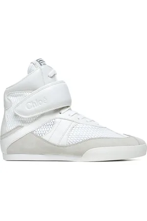 Chloé Sko, Dame, Hvid, 36 EU, Uld, Stilfulde Sneakers