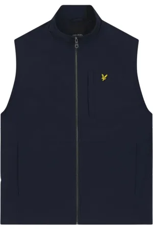 Lyle & Scott Jakke, Herre, Blå, S, Polyester, Softshell Gilet