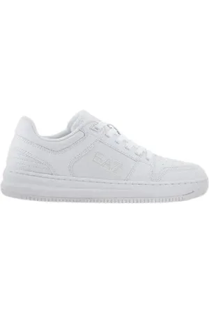 EA7 Sko, Herre, Hvid, 46 EU, Polyester, Slasher Sneakers