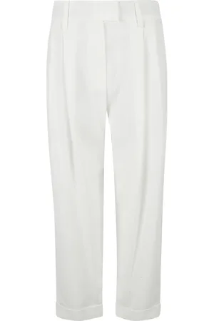Brunello Cucinelli Bukser, Dame, , M, Bomuld, Wide Bukser