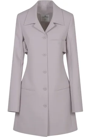 Courrèges Frakke, Dame, Lyserød, S, Uld, Heritage A-Line Frakke
