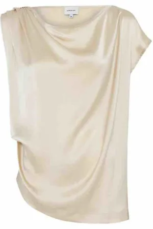 Herskind Bluser & Skjorter, Dame, , S, Asymmetrisk silketop