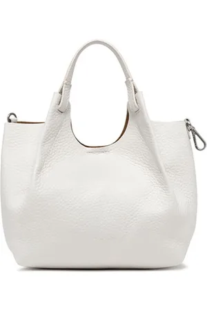 Gianni chiarini Taske, Dame, Hvid, ONE SIZE, Læder, Hvid lædertaske Dua model