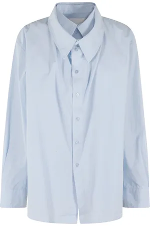 Herskind Bluser & Skjorter, Dame, Blå, XS, Uld, Bjork Skjorte