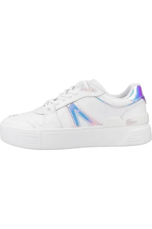 Lacoste Sko, Dame, Hvid, 39 EU, Læder, L002 EVO Læder Sneakers