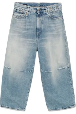 R13 Jeans, Dame, Blå, W26, Bred Ben Jeans