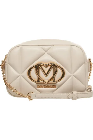 Moschino Taske, Dame, Hvid, ONE SIZE, Uld, Quilted Skuldertaske