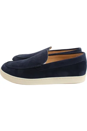 Brunello Cucinelli Sko, Herre, Blå, 42 EU, Læder, Navy Moccasins