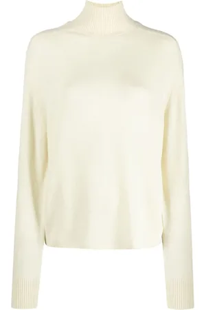 FORTE FORTE Strik, Dame, , S, Cashmere, Vanilla Cashmere Turtleneck