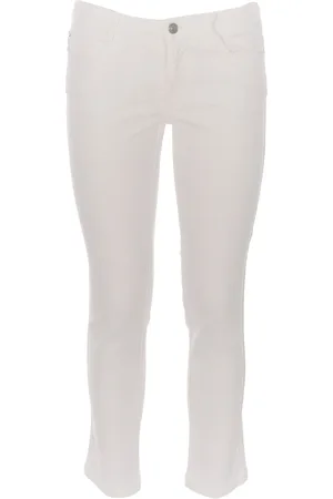 ERMANNO SCERVINO Jeans, Dame, Hvid, S, Cropped Jeans