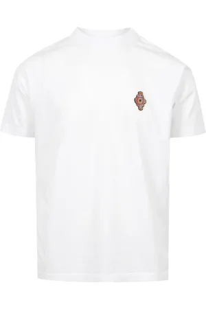 MARCELO BURLON Top, Herre, Hvid, L, Bomuld, Modern Cross Logo Tops