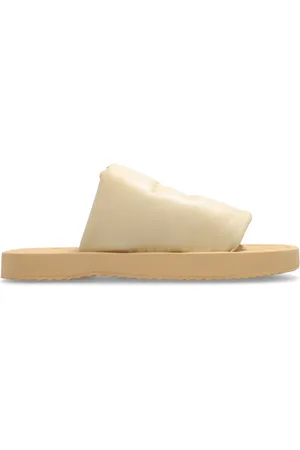 Burberry Sko, Herre, , 45 EU, Læder, EKD Slab Læder Sandaler