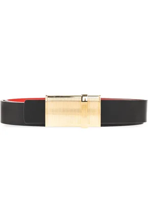 Salvatore Ferragamo Tilbehør, Dame, Sort, 75 CM, Uld, Vendbart Bælte