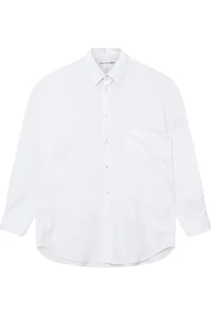 Comme des Garçons Skjorte, Herre, Hvid, L, Bomuld, Big Pocket Shirt