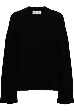 The Attico Strik, Dame, Sort, S, Uld, Sweater