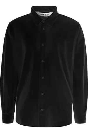 Roberto Cavalli Skjorte, Herre, Sort, M, Sorte skjorter