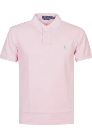 Ralph Lauren Top, Herre, Lyserød, 2XL, Bomuld, Garden Polo Shirt
