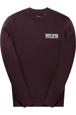 Daily paper Sweathshirts & Hoodies, Herre, Rød, L, Bomuld, Neddem Sweater