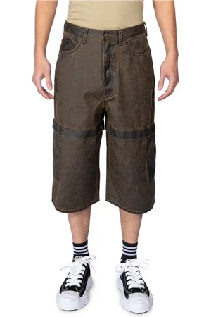 Acne Studios Shorts, Herre, Brun, L, Bomuld, Brun belagte bomuldsshorts