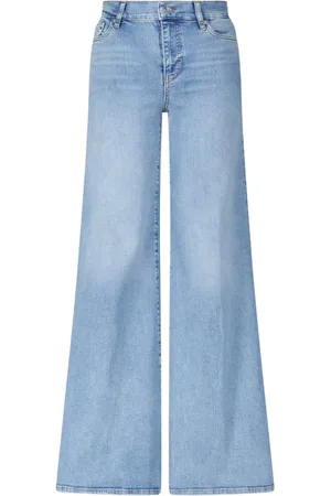 Frame Jeans, Dame, Blå, W26, Bomuld, Wide Leg Palazzo Jeans