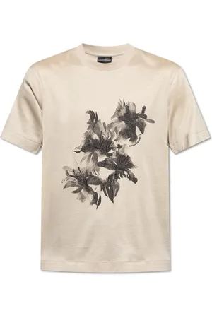 Emporio Armani Top, Herre, , S, Bomuld, Trykt T-shirt