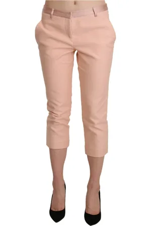ERMANNO SCERVINO Bukser, Dame, Lyserød, S, Bomuld, Skinny Capri Bukser