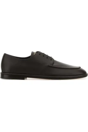 Salvatore Ferragamo Sko, Herre, Brun, 41 1/2 EU, Læder, Brunt Læder Blade 2 Snøresko