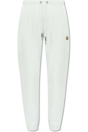 Moncler Bukser, Dame, Blå, S, Bomuld, Cotton Sweatpants