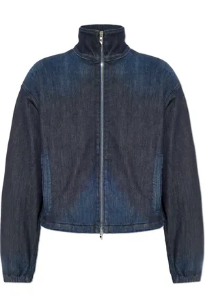 Diesel Jakke, Dame, Blå, L, Denim, Denimjakke De-Sanderz