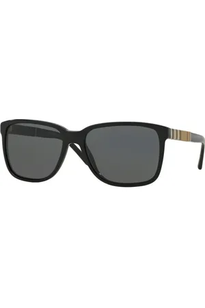 Burberry Tilbehør, Herre, Sort, 58 MM, Solbriller med sort stel