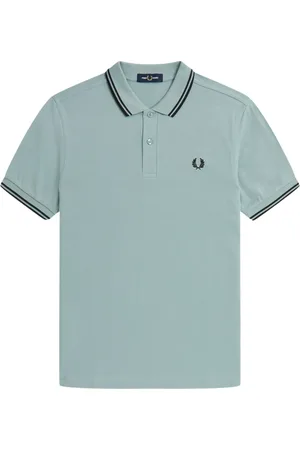 Fred Perry Top, Herre, Blå, L, Bomuld, Slim Fit Twin Tipped Polo