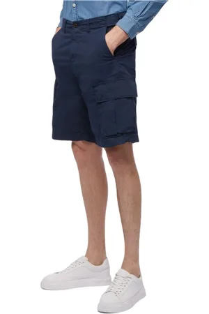 Brooks Brothers Shorts, Herre, Blå, W42, Bomuld, Navy Stretch Bomulds Cargo Shorts
