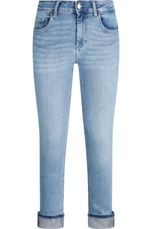 Liu Jo Jeans, Dame, Blå, W31, Bomuld, Cropped Jeans