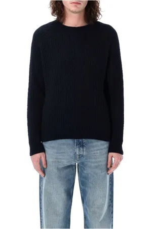 Sunflower Strik, Herre, Blå, XL, Bomuld, Marineblå Strik Hendrix Sweater