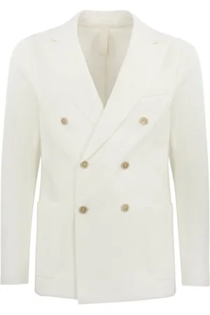 ELEVENTY Jakke, Herre, Hvid, L, Tyl, Blazer