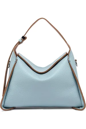 Gianni chiarini Taske, Dame, Blå, ONE SIZE, Uld, Blå Håndtaske Moderne Boksdesign