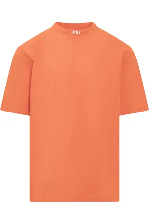 Heron Preston Top, Herre, , L, Bomuld, Logo Broderet Crewneck T-shirt
