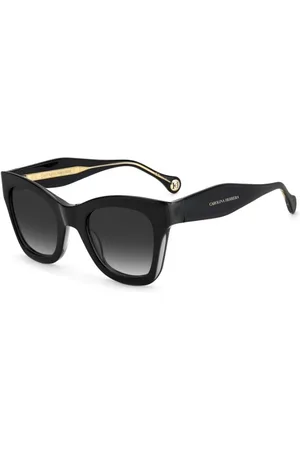 Carolina Herrera Tilbehør, unisex, Sort, 50 MM, Uld, Stilfulde solbriller