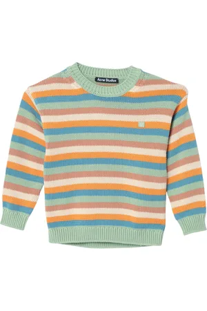 Acne Studios Strik, Herre, Flerfarvet, S, Uld, Rundhalset strik