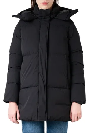 Aspesi Jakke, Dame, Sort, S, Nylon, Sort Pufferjakke Letvægts Nylon