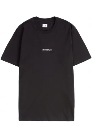 C.P. Company Top, Herre, Sort, XL, Bomuld, Relaxed Fit Logo T-Shirt